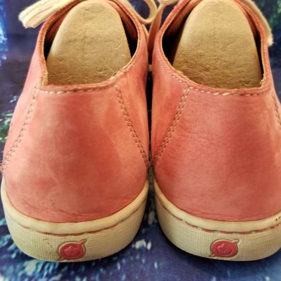 Born Salmon Suede Leather Lace-up Oxfords Flats Women's Size 9.5 / 41 - Picture 6 of 9